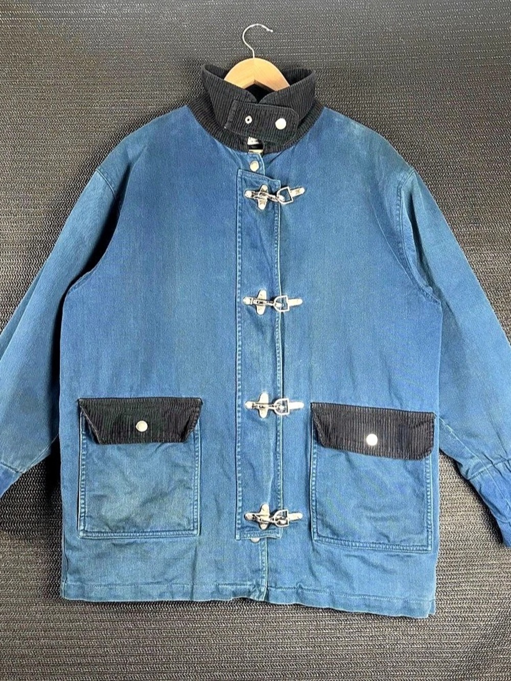 Vintage clasp canvas men’s jacket